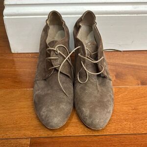 AGL Women's Desert Lace Up Wedge Heels Booties Attilio Giusti Leombruni size‎ 39